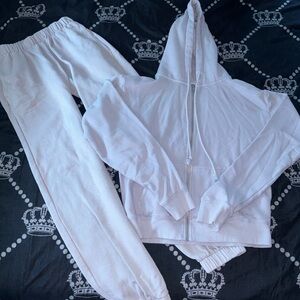 Brandy Melville Hoodie Set in Baby Blue